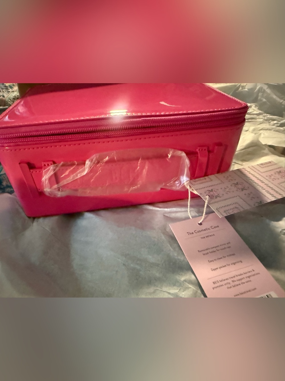 BEIS Barbie Pink Cosmetic Case. Brand New With Tags, Original Packaging - Picture 4 of 8